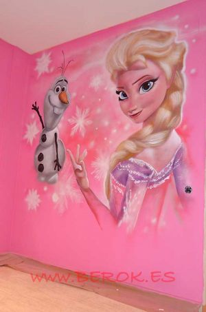 Mural Infantil Frozen Olaf 300x100000
